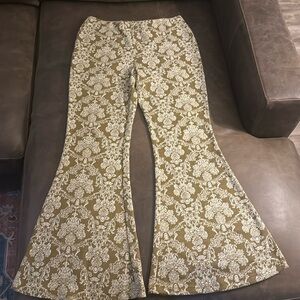 Cato Flare leg jacquard pants.